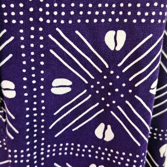 ade + ayo Purple/White Multi-Color Geometric Print Jumpsuit, Size XXL - Picture 7 of 15